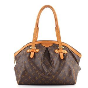 Louis Vuitton Tivoli Handbag Monogram Canvas GM Brown